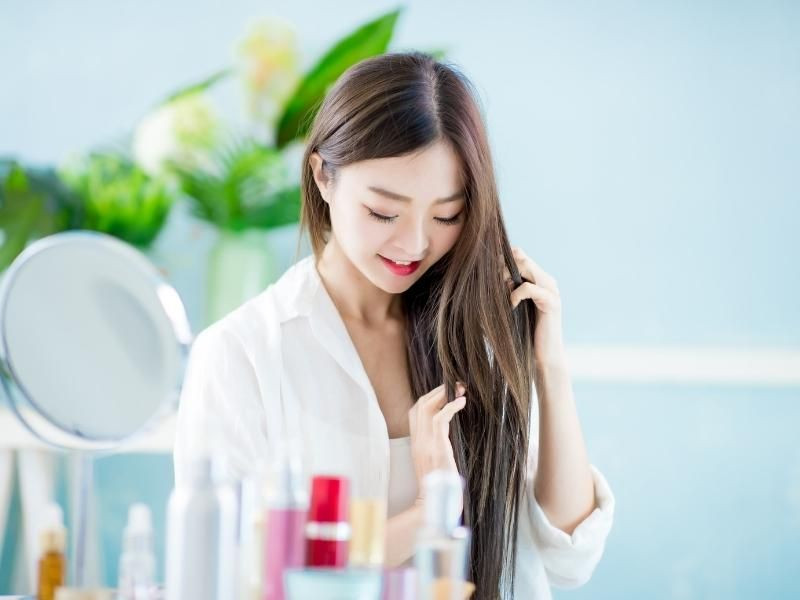Chăm sóc tóc trước khi nhuộm