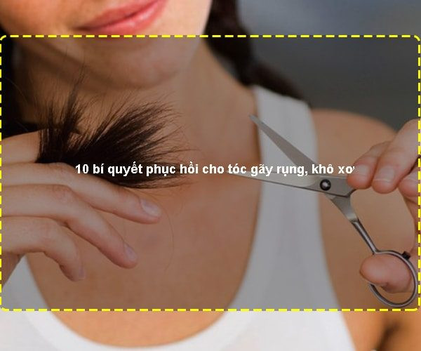 10 bí quyết phục hồi cho tóc gãy rụng, khô xơ