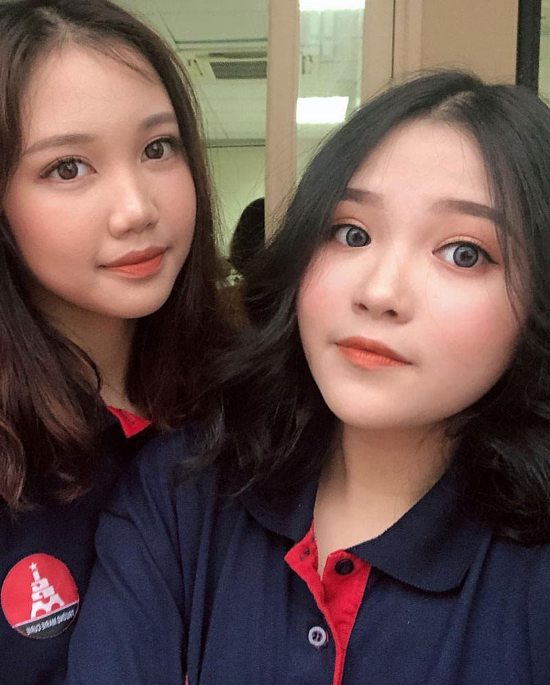Tóc ngang vai uốn đuôi