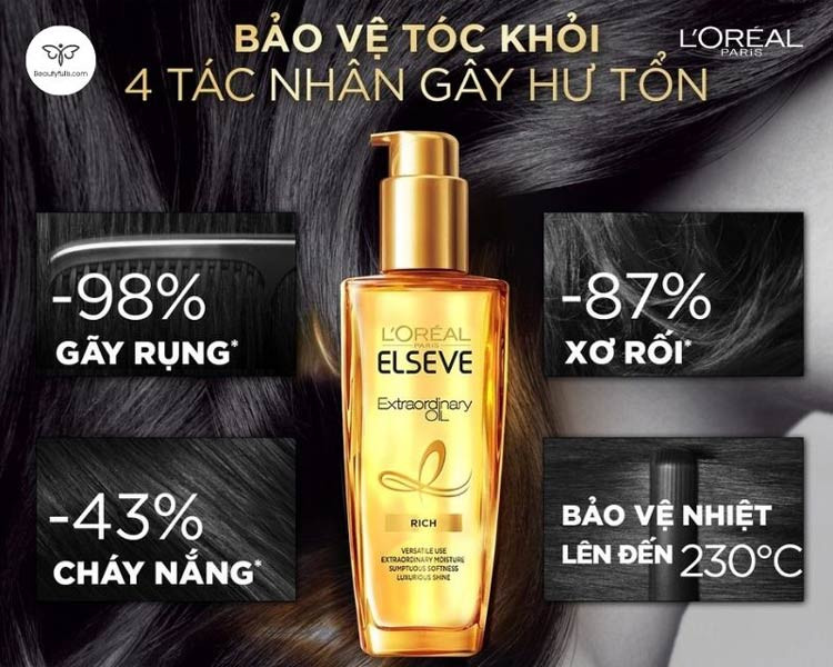 Dầu Dưỡng L’Oreal Paris Elseve Extraodinary Oil