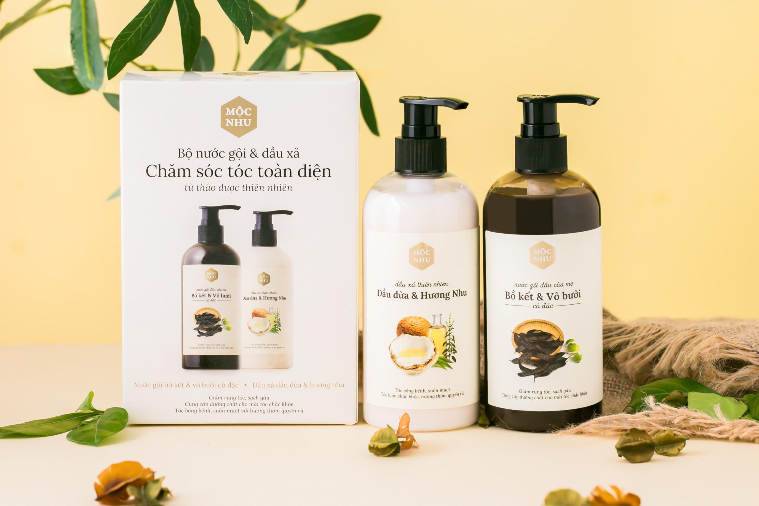 Dầu Gội Bồ Kết Mộc Nhu
