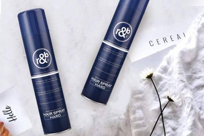 Gôm xịt tóc R&amp;B Hair Spray Hard