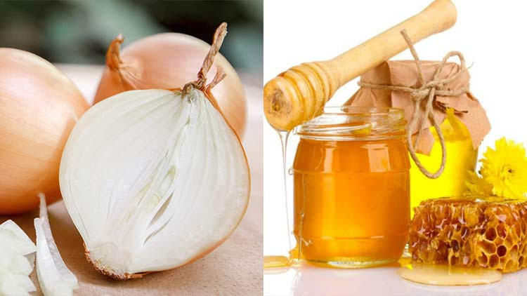 Mặt nạ hành tây và mật ong
