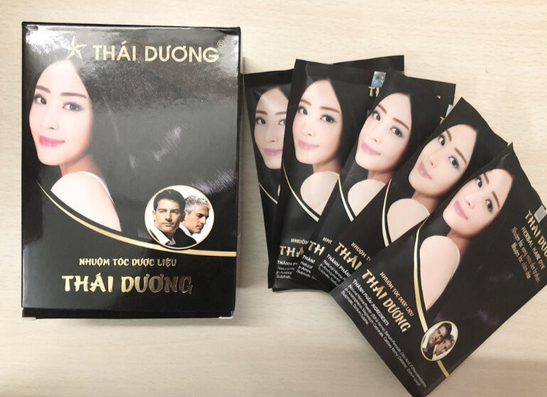 Thuốc nhuộm tóc dược liệu Thái Dương