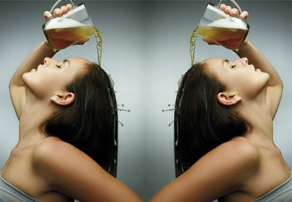 Trị ngứa da đầu bằng bia