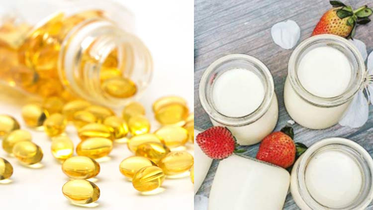 Ủ tóc bằng sữa chua và vitamin E